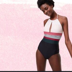 Loft Beach One Piece Swimsuit NEW Sz 0